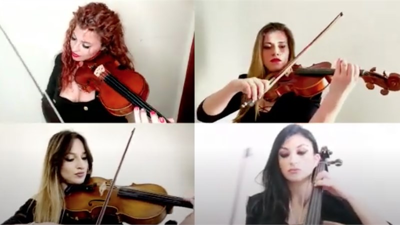 WEDDING STRING QUARTET IN SICILY