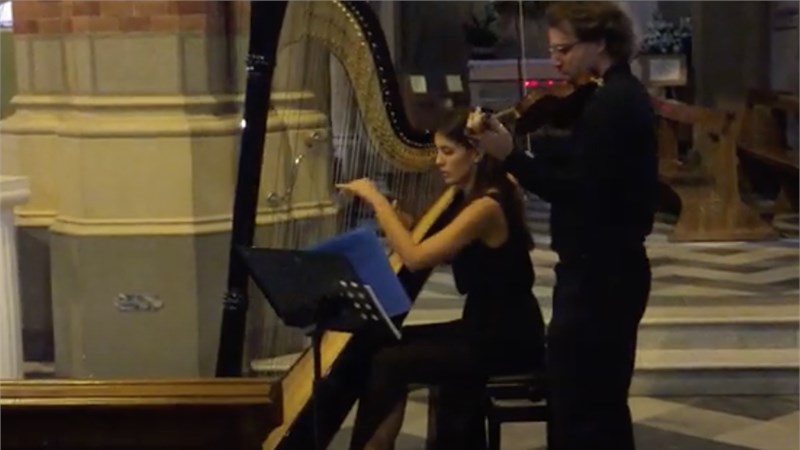 Canone di Pachebel Arpa e violino